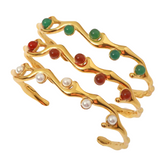 Golden Olive Branch Bracelet | Vinotinto
