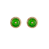 Sweet Green Tea Earrings | Green Jade