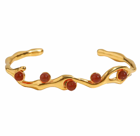 Golden Olive Branch Bracelet | Vinotinto