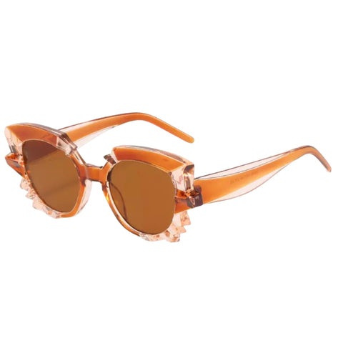 Square Caramel Dessert Sunglasses