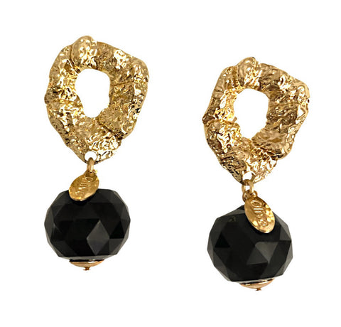 Chunky Earrings | Black