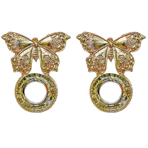 Farfalla Earrings | Gold