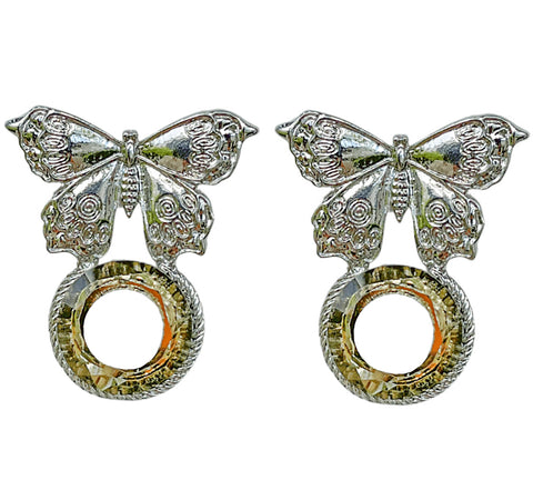 Farfalla Earrings | Silver