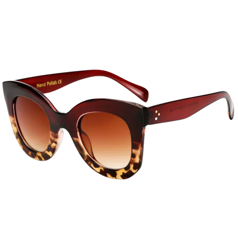 Très Jolie Sunglasses | Crimson Leopard PRE-ORDER
