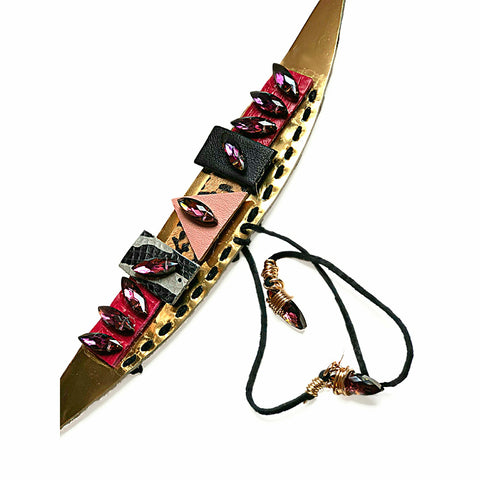Fuchsia Canvas Nobility Necklace